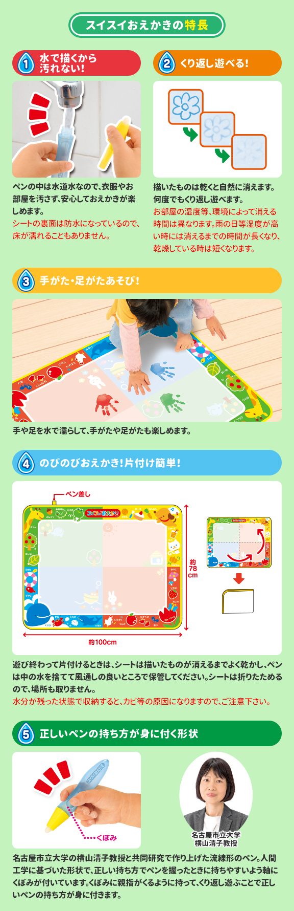スイスイおえかき カラフルシート ローラースタンプセット｜商品情報｜スイスイおえかき